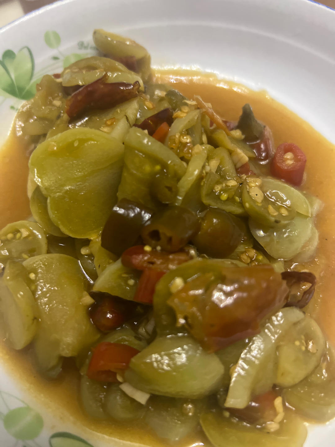 酸辣绿番茄巨下饭