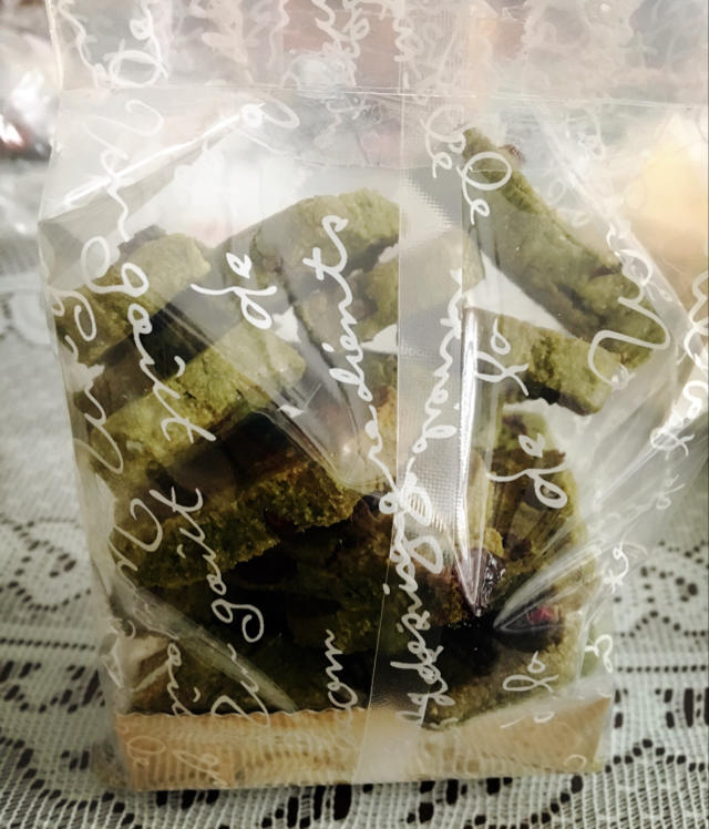 抹茶蔓越莓饼干