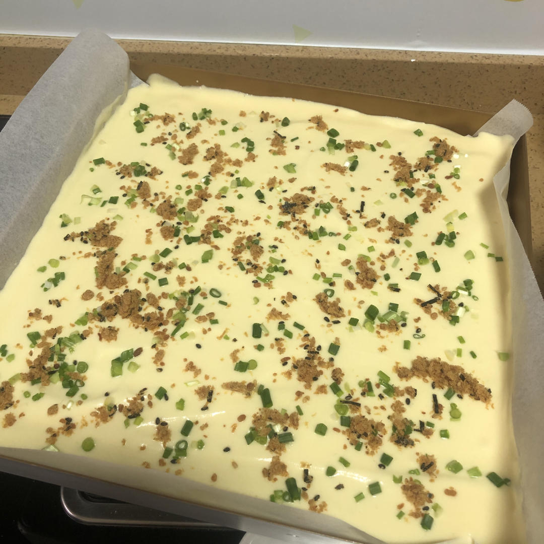 香葱肉松蛋糕卷这样做‼️满屋飘香（小视频食谱）