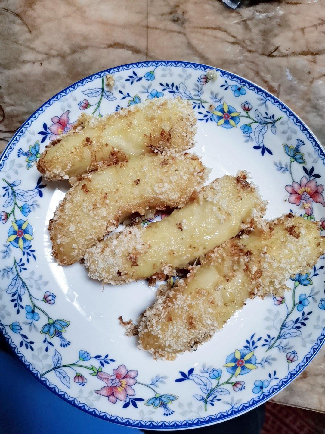 面包糠炸香蕉