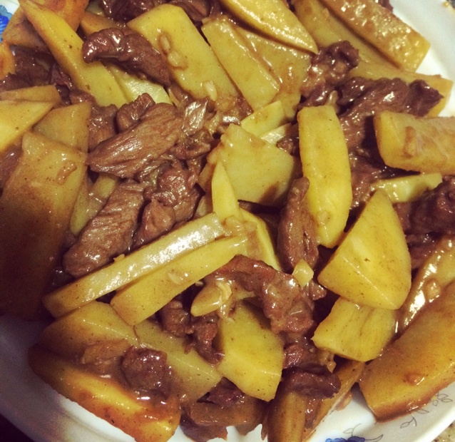 土豆炒牛肉