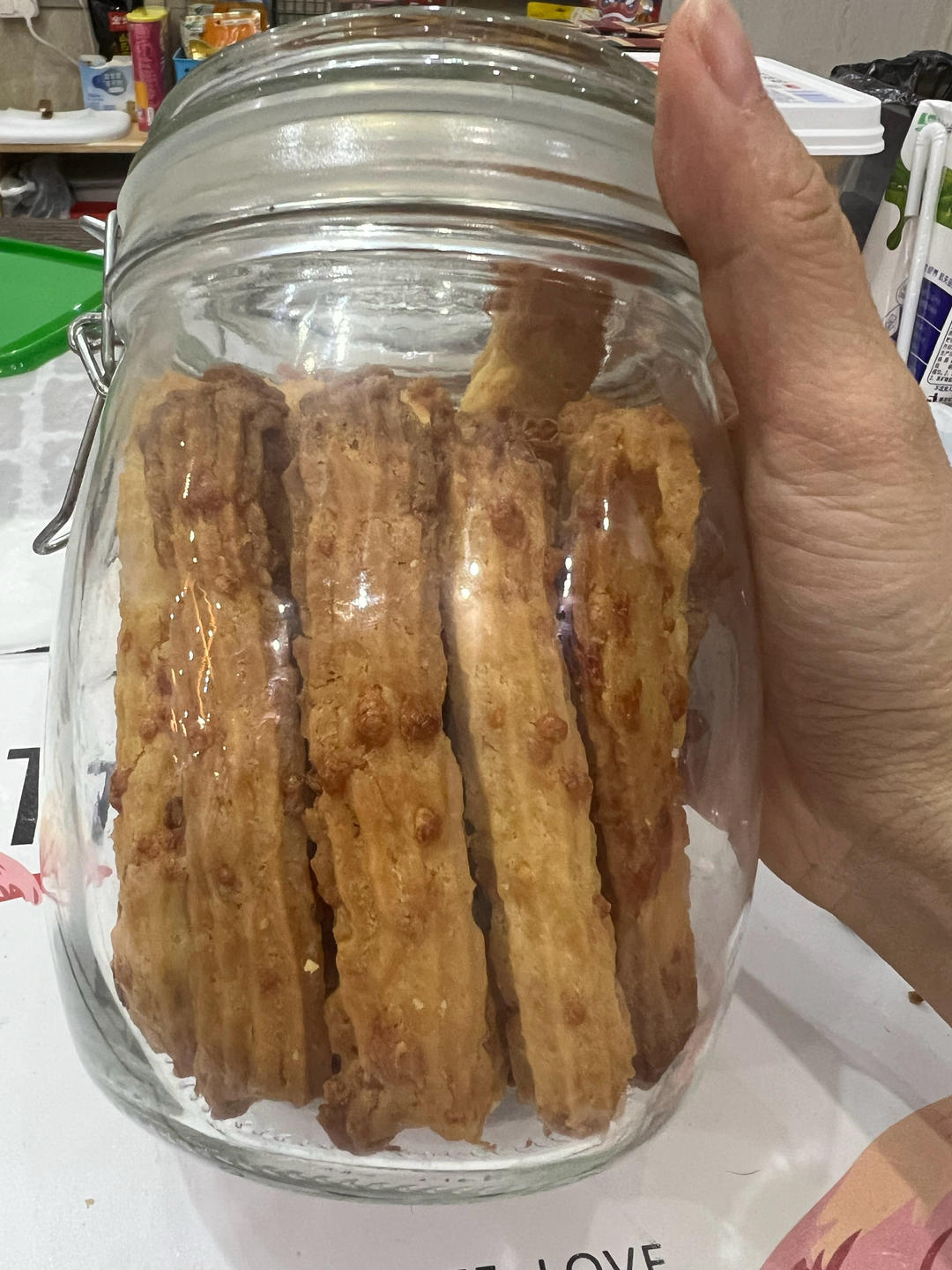 奶香芝士饼干条