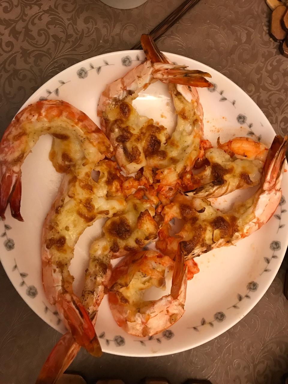 芝士沙拉酱焗大虾