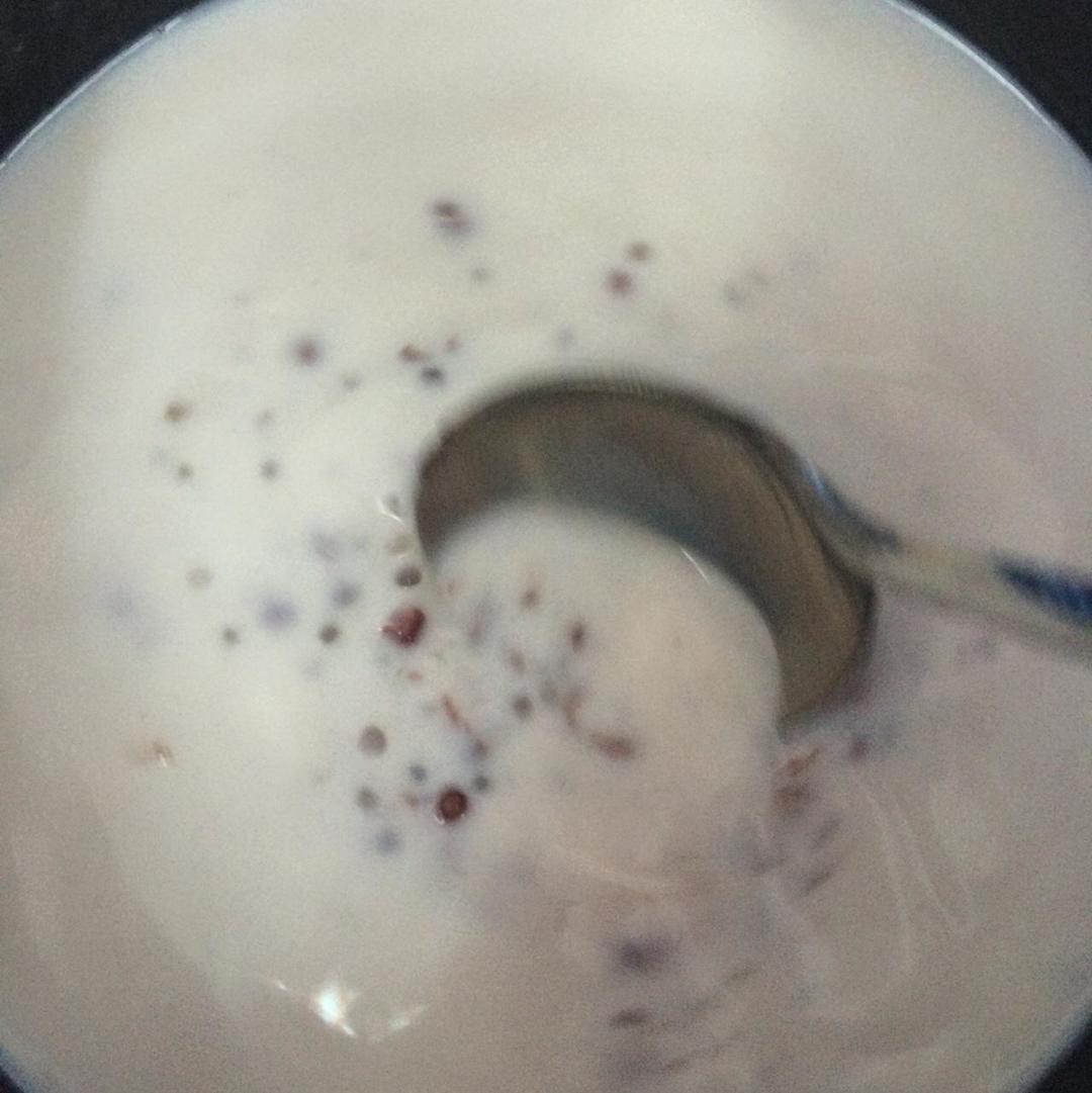 红豆椰汁西米露