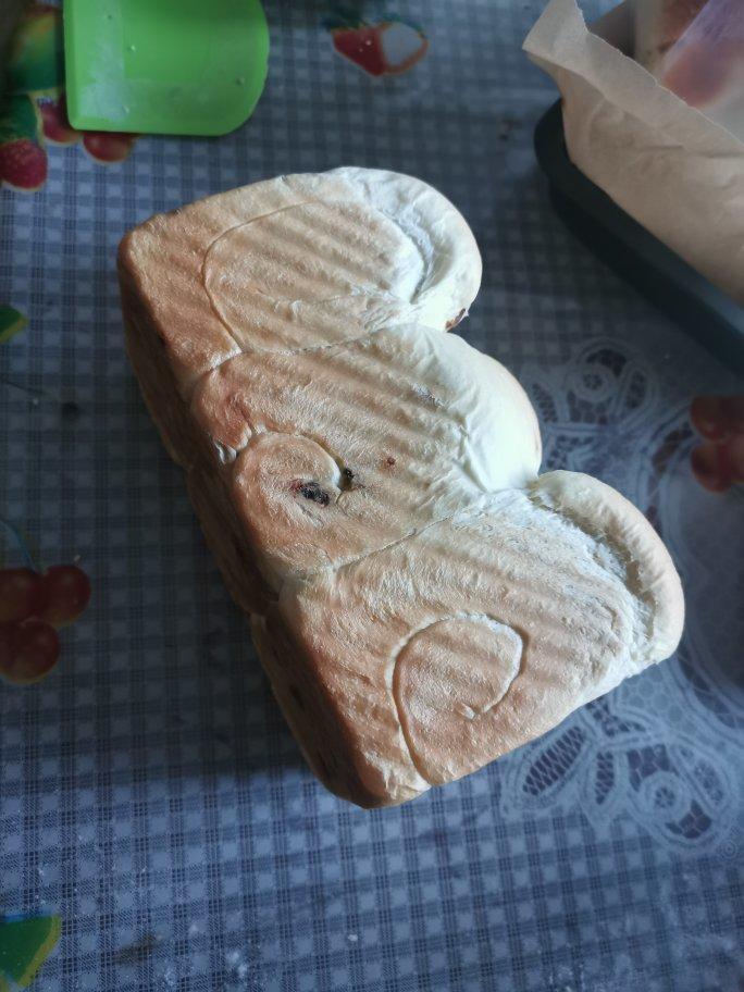 一次性发酵葡萄干吐司