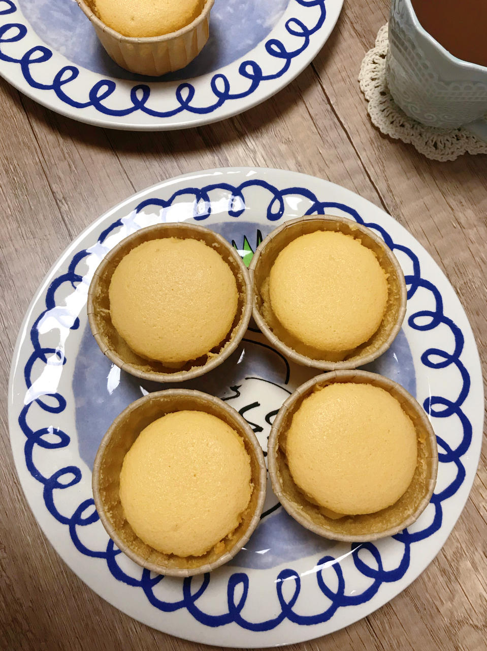 纸杯蛋糕 8寸戚风蛋糕的量