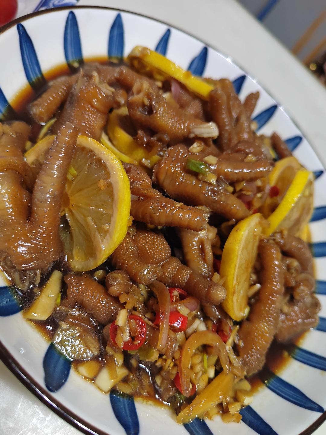 【柠檬酸辣鸡爪】自制超级无敌美味的网红鸡爪