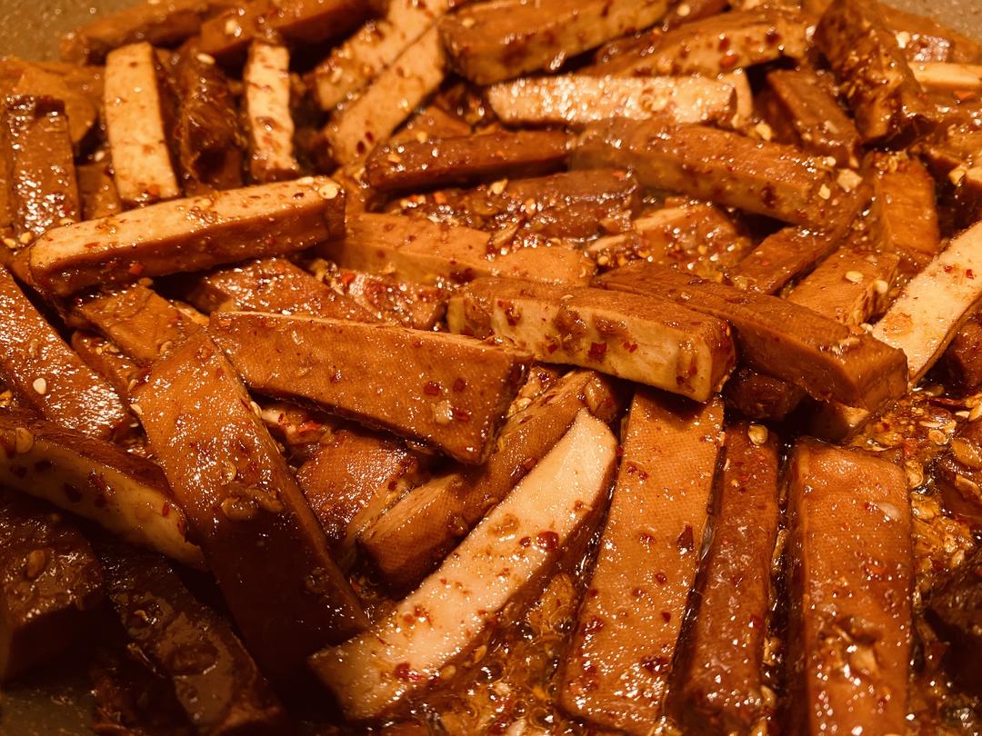 下饭佐酒野餐零食佳品—香辣豆腐干的做法