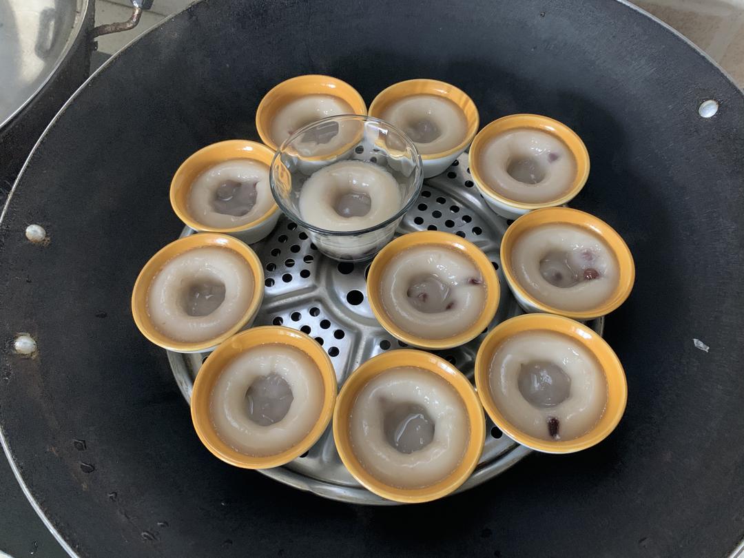 红豆钵仔糕(粘米粉版)