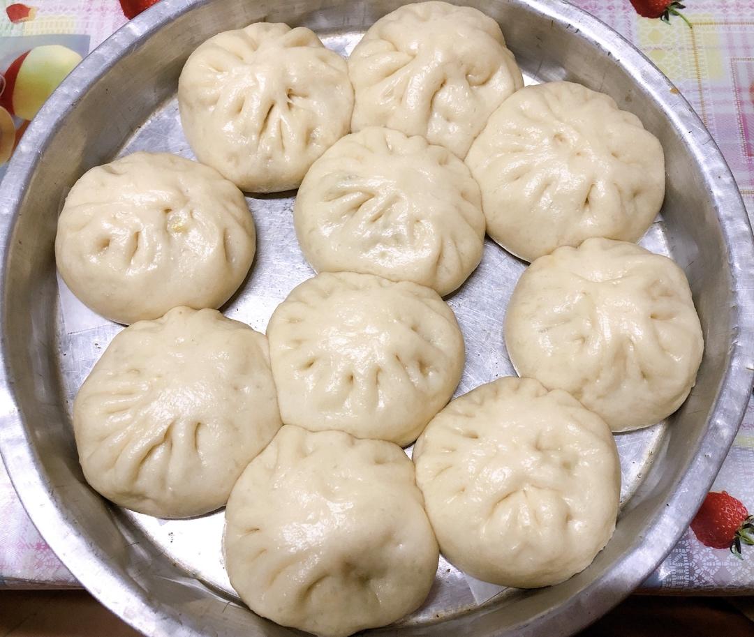 手工包子（肚脐包）