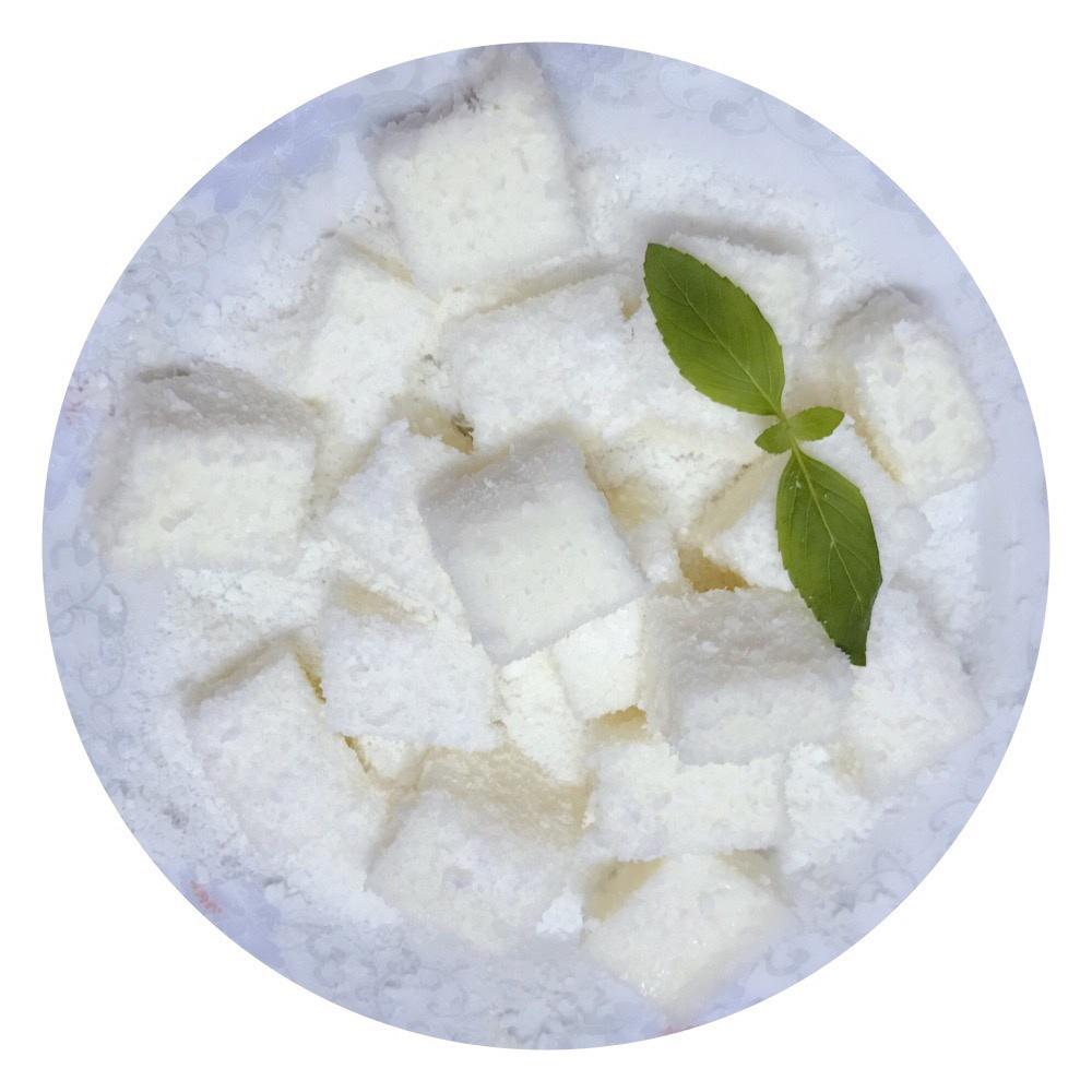 芒果麻做的椰奶冻