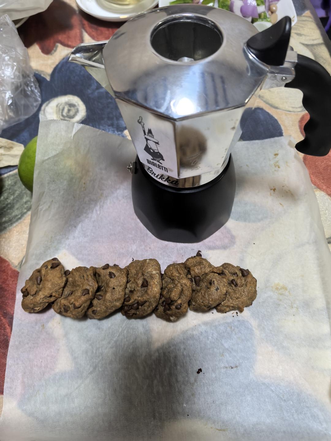 咖啡味巧克力豆软曲奇