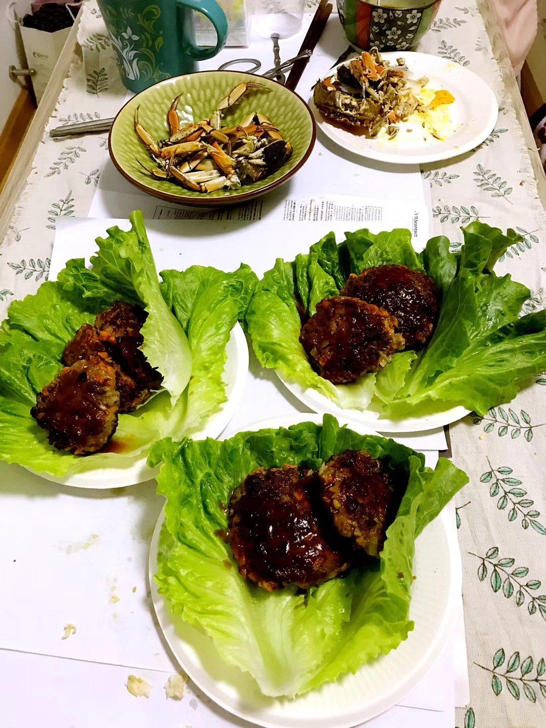 日式汉堡肉