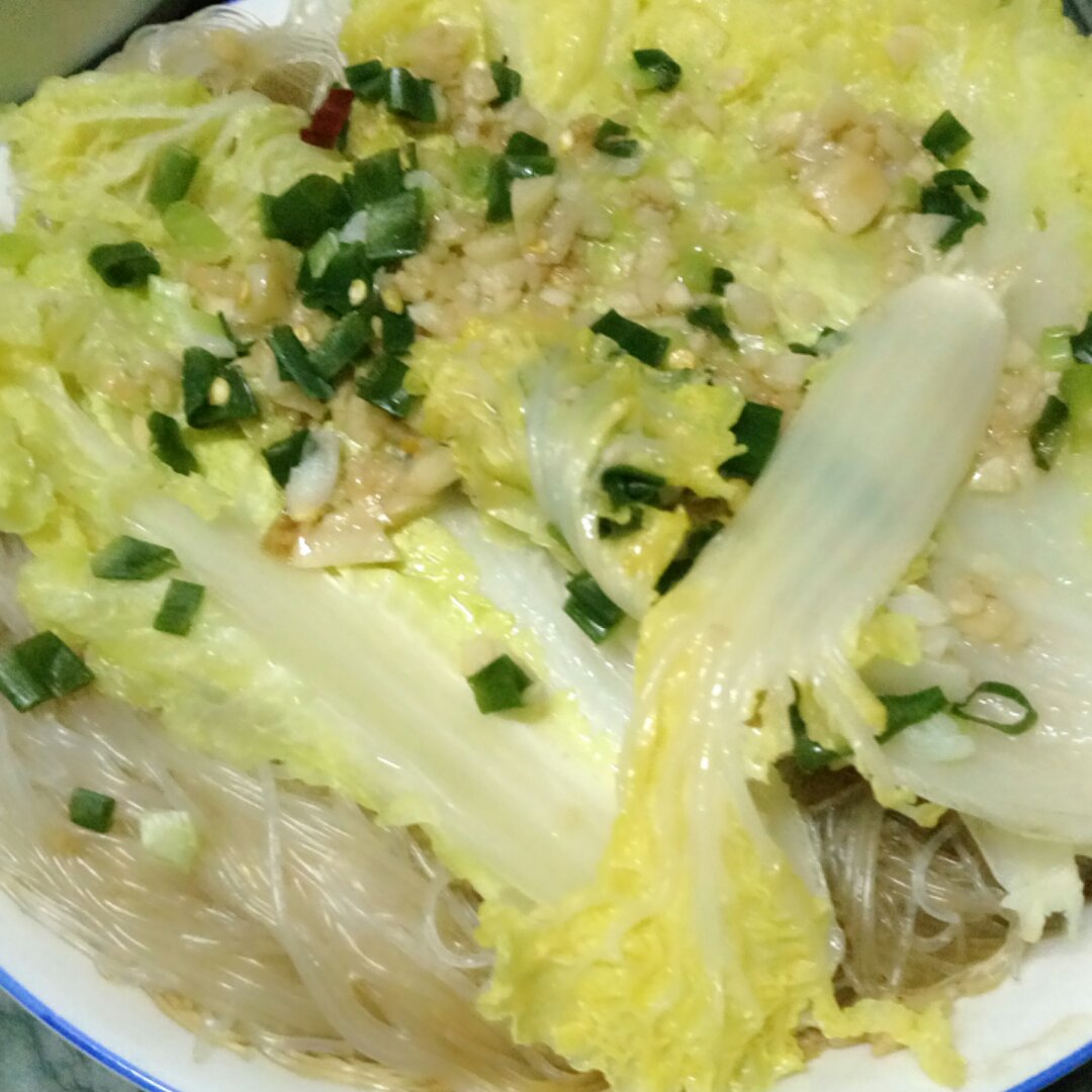 蒜蓉粉丝蒸娃娃菜