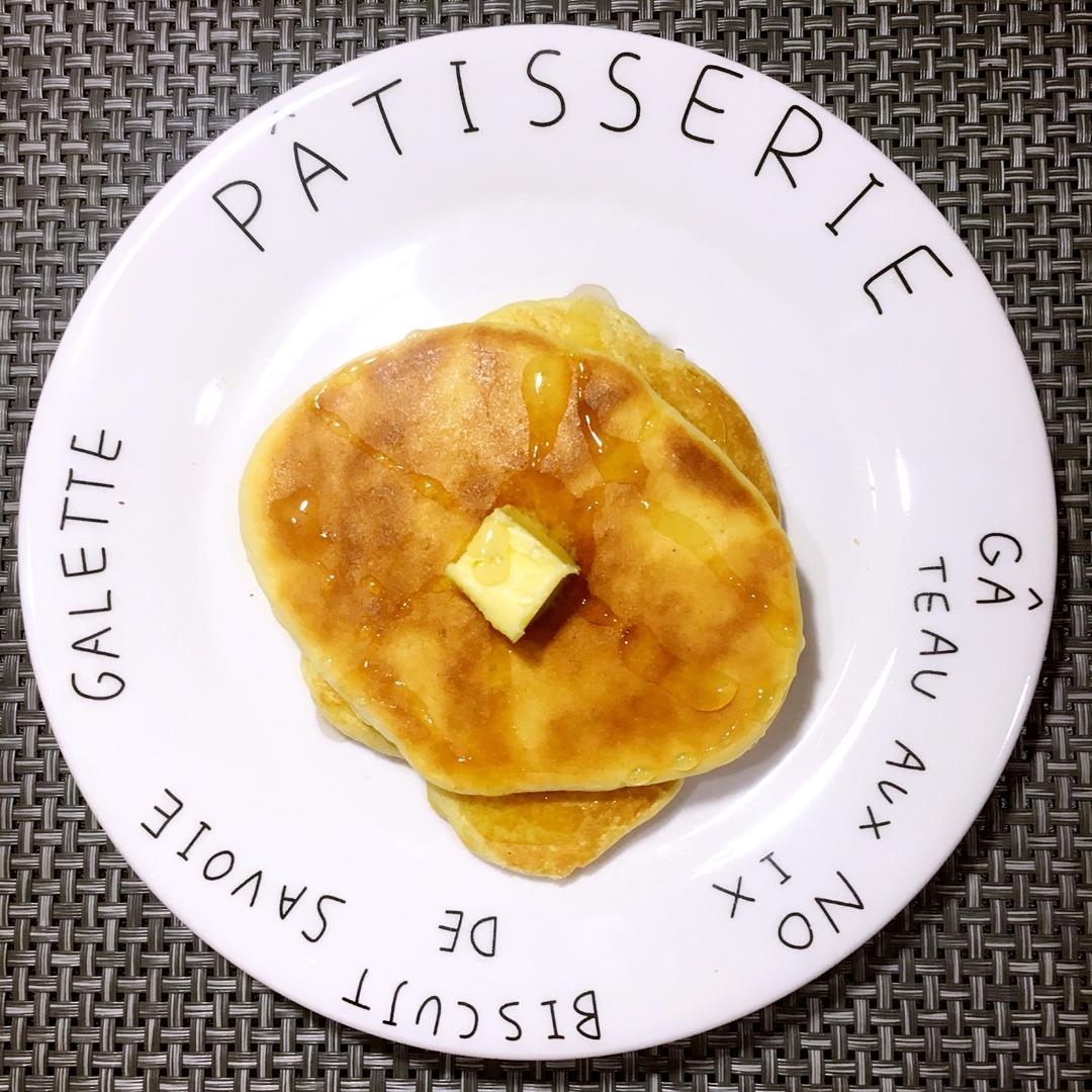 超级简单pancake【无黄油健康版】