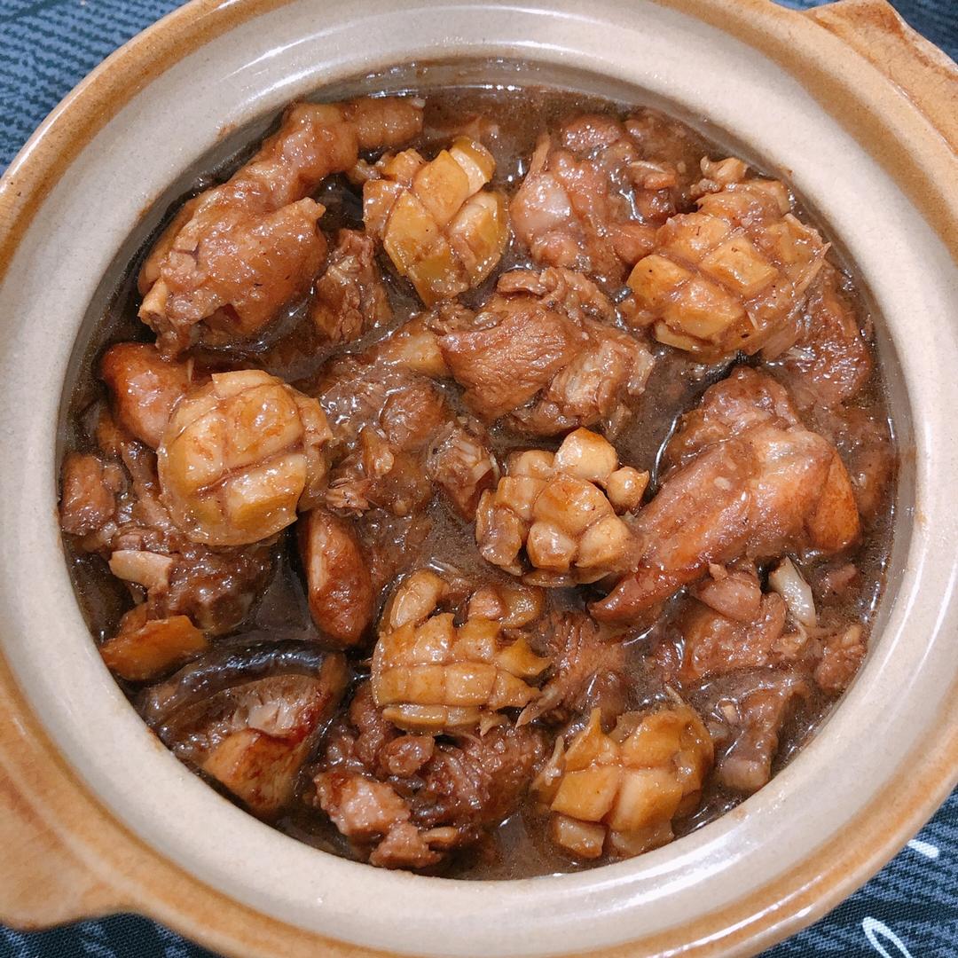 鲍鱼焖鸡