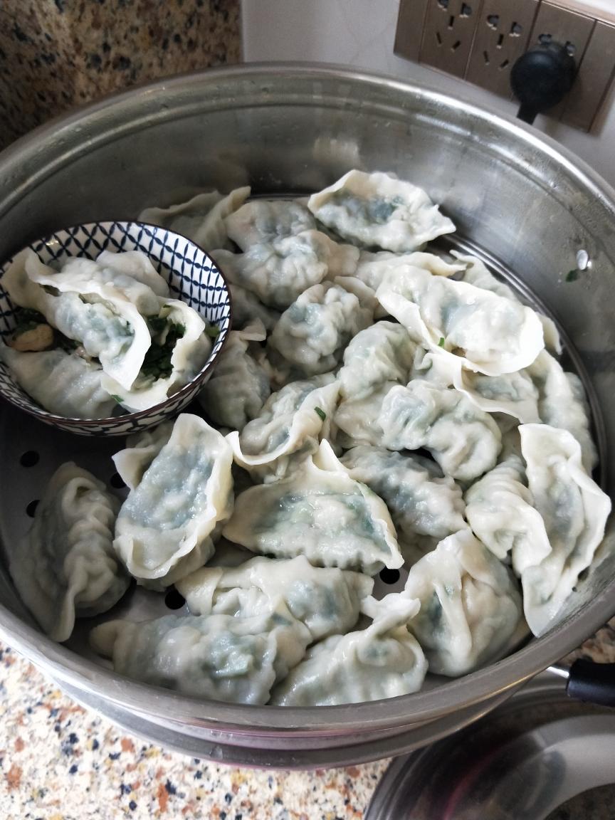 虾仁水饺的做法