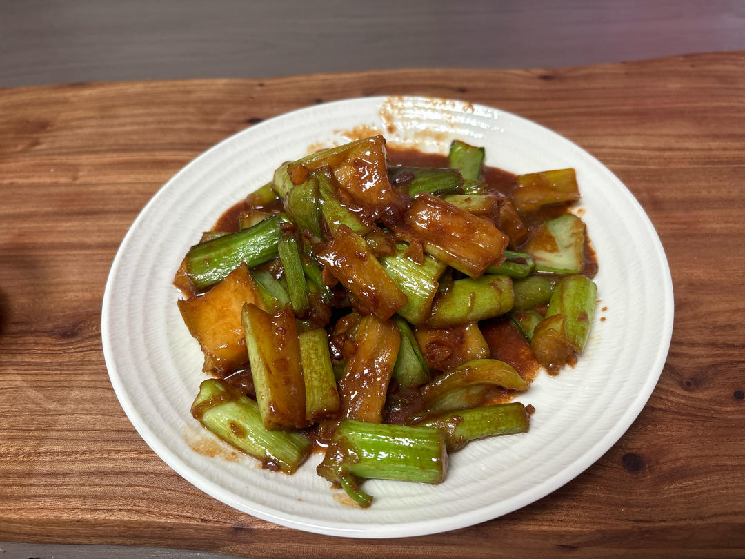 素食爱好者～酱烤菜心