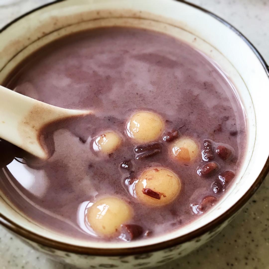 红豆牛奶小圆子（喝完再也不会想喝奶茶了）