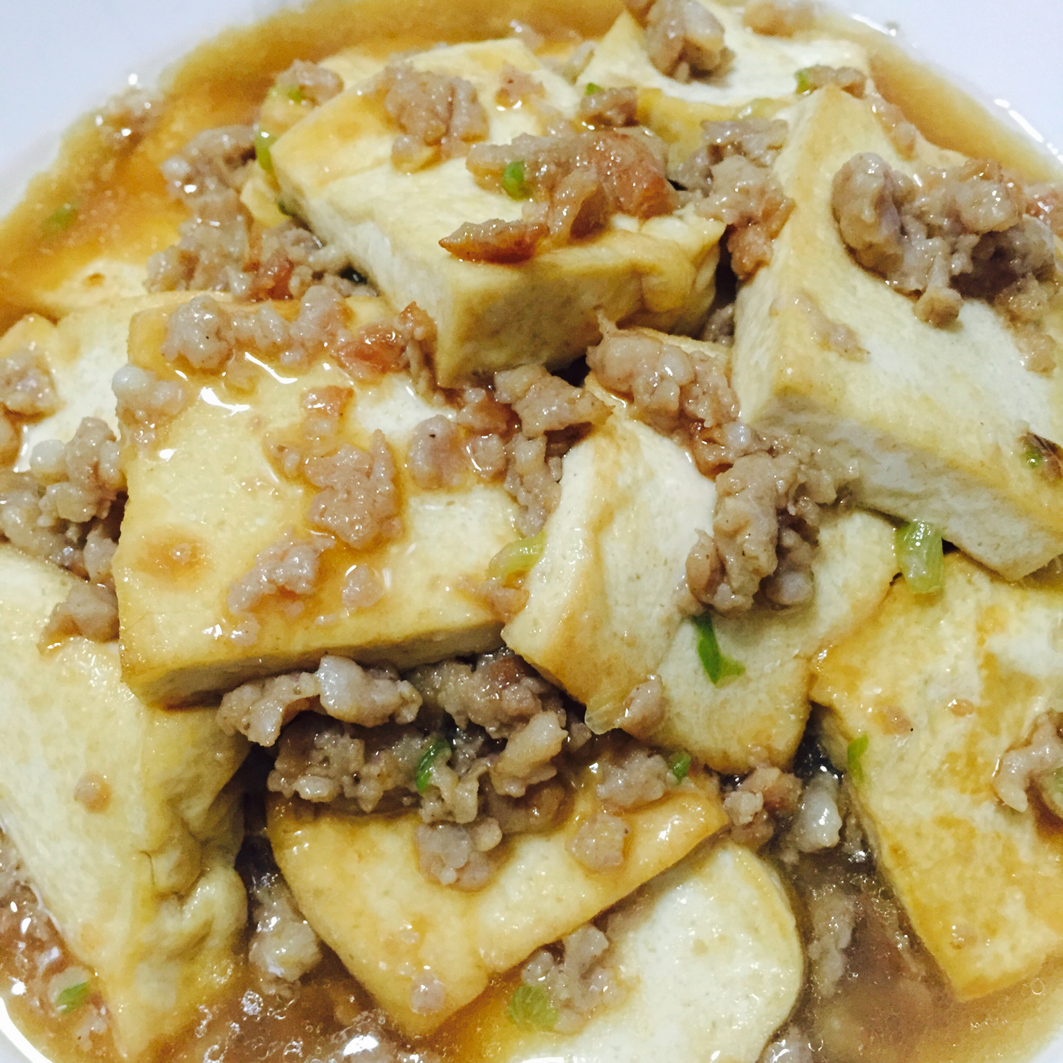 肉末蒸豆腐
