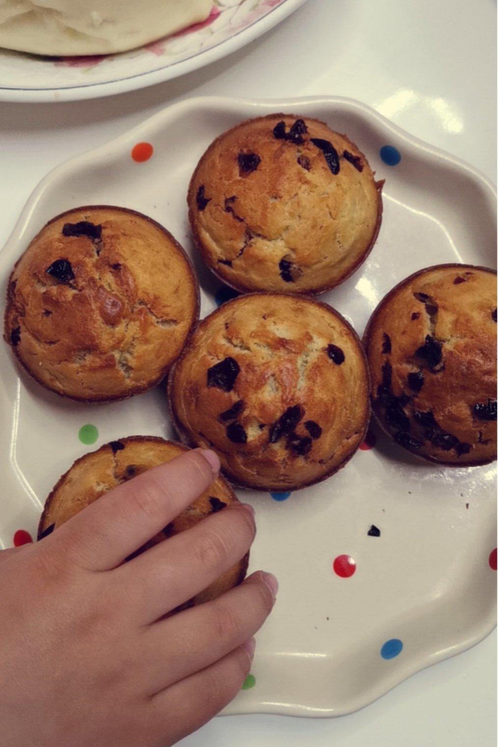 少女心的香蕉蔓越莓玛芬