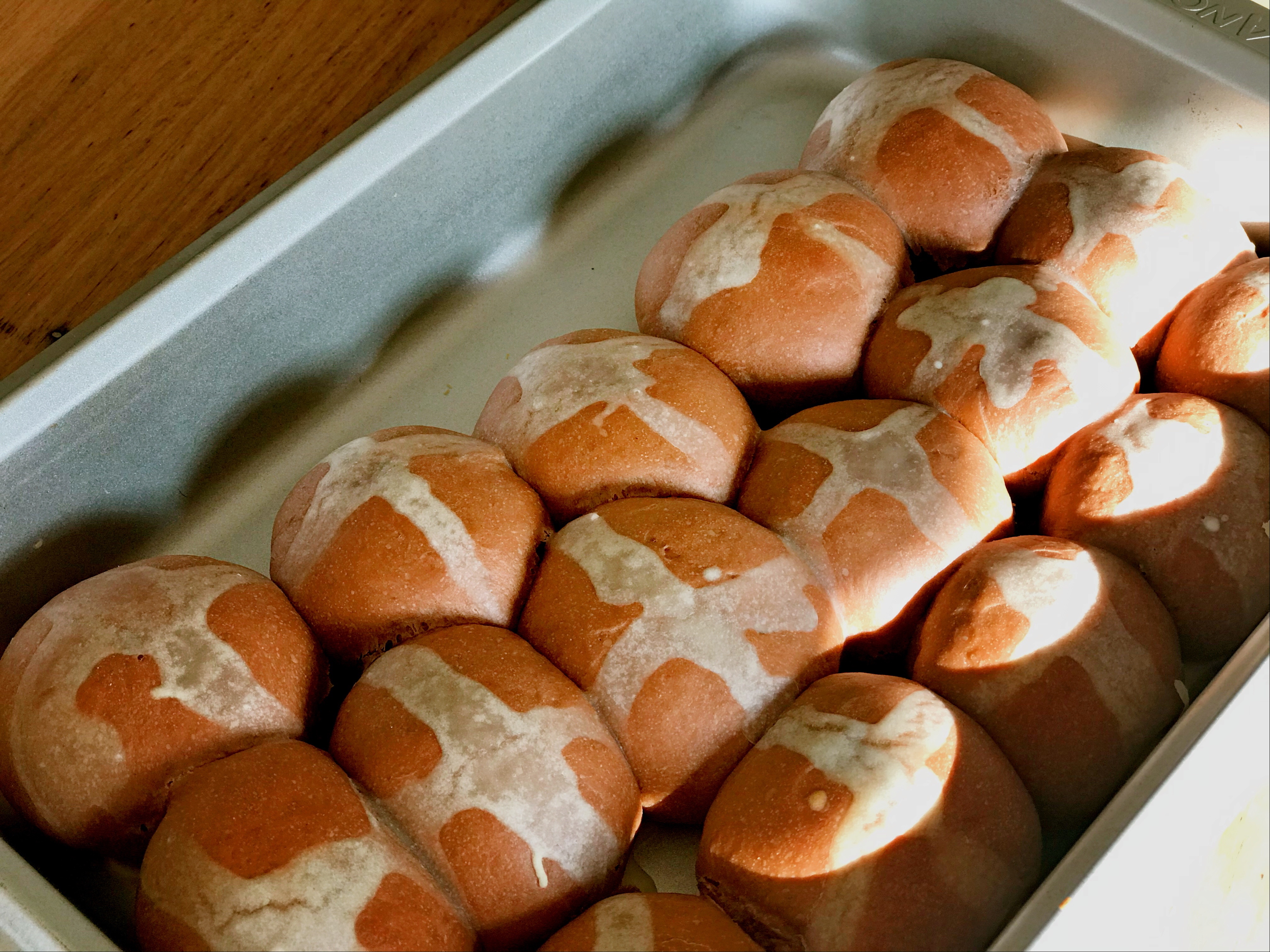 hot cross bun十字面包的做法