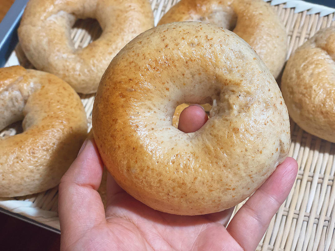 🥯黑芝麻奶酥贝果｜双重黑芝麻！配方和教程！
