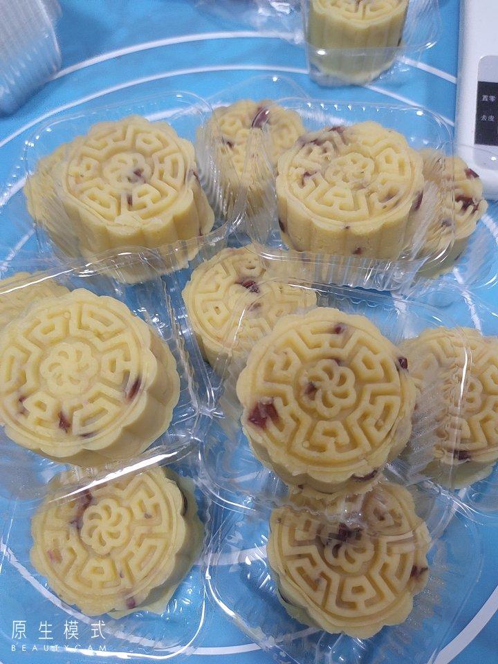 蔓越莓绿豆糕