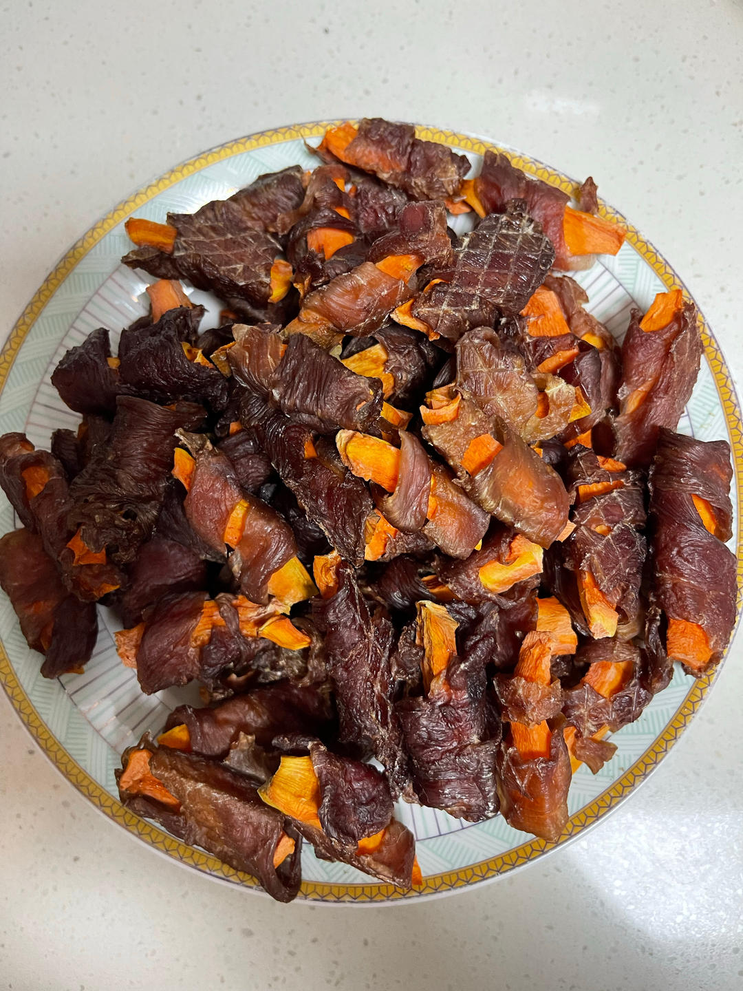 胡萝卜鸡胸肉（超简单狗狗零食）