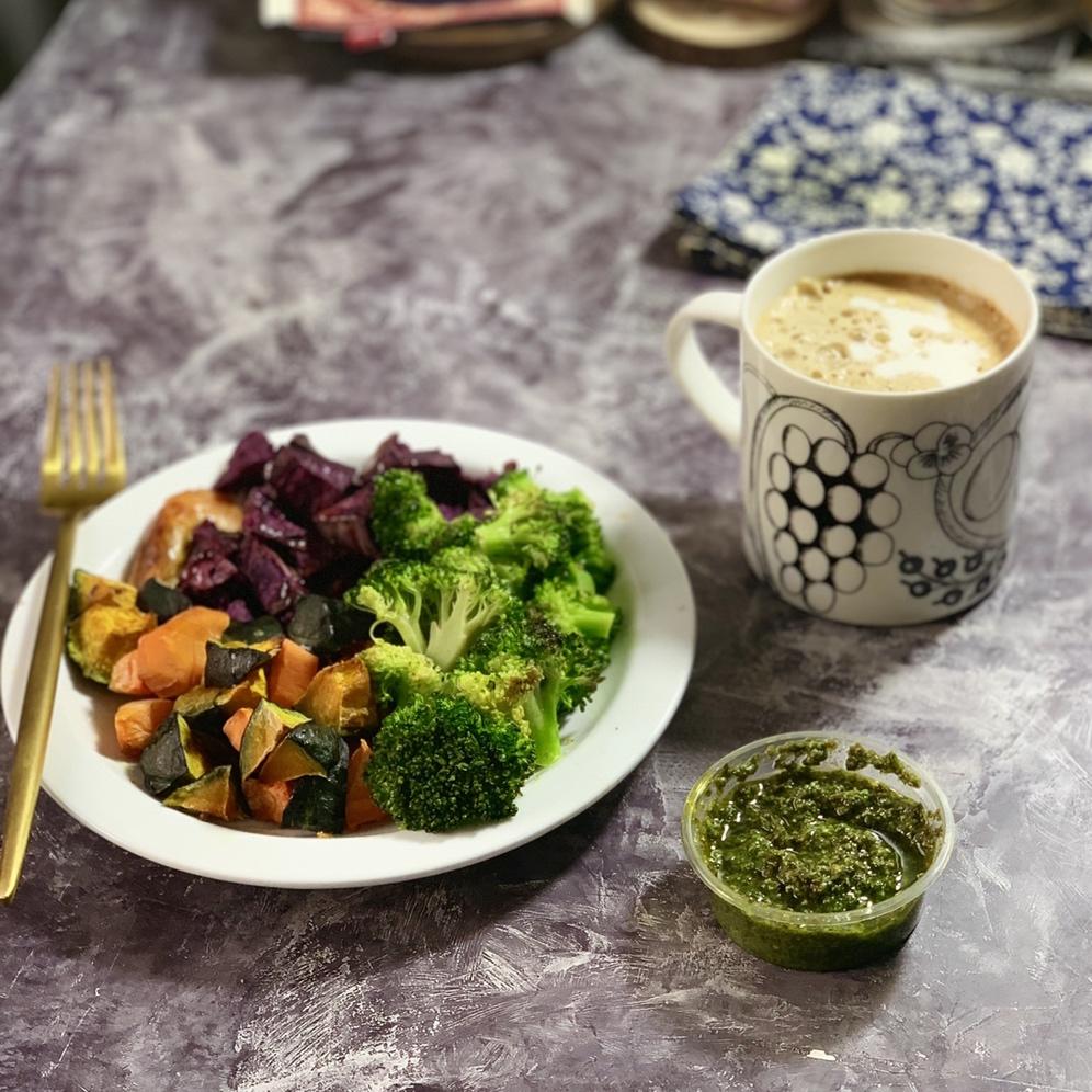今日朝食