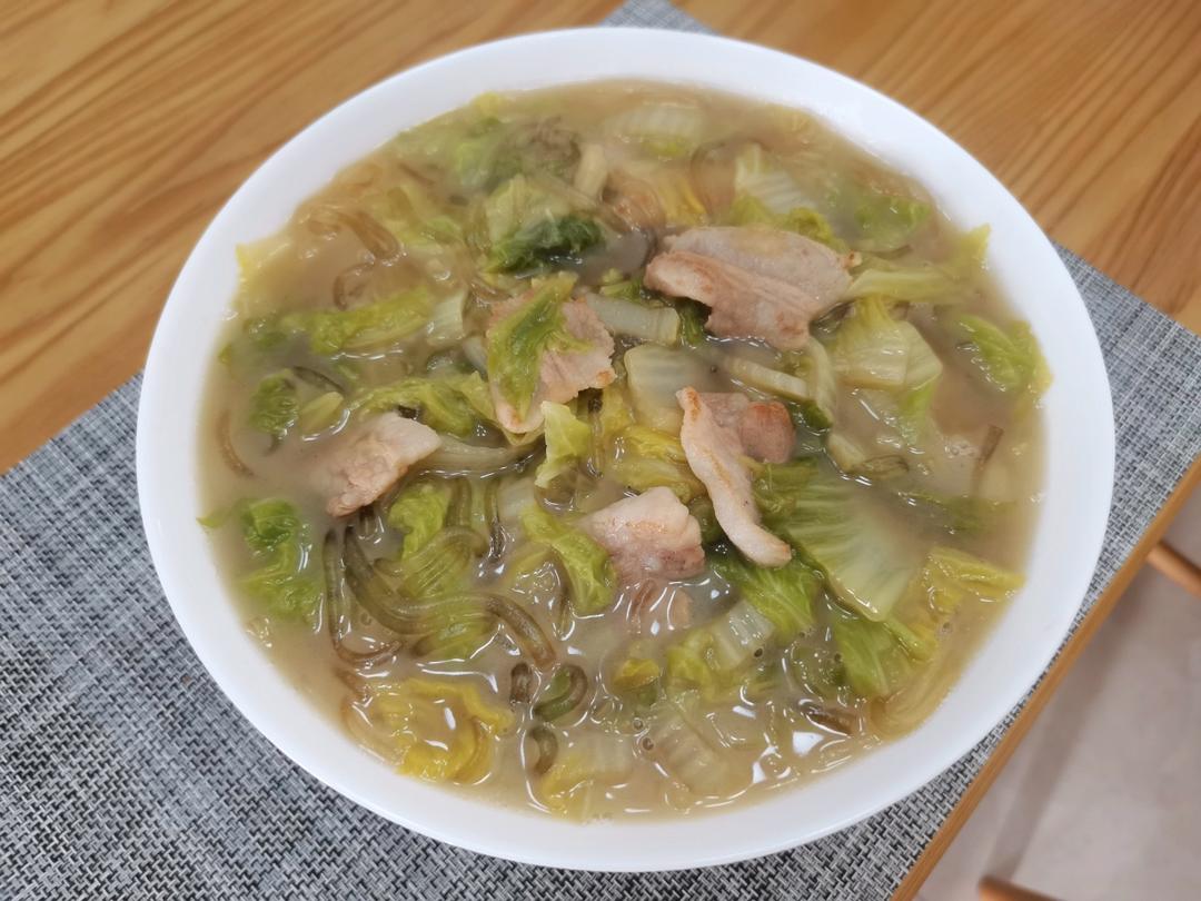 猪肉白菜炖粉条