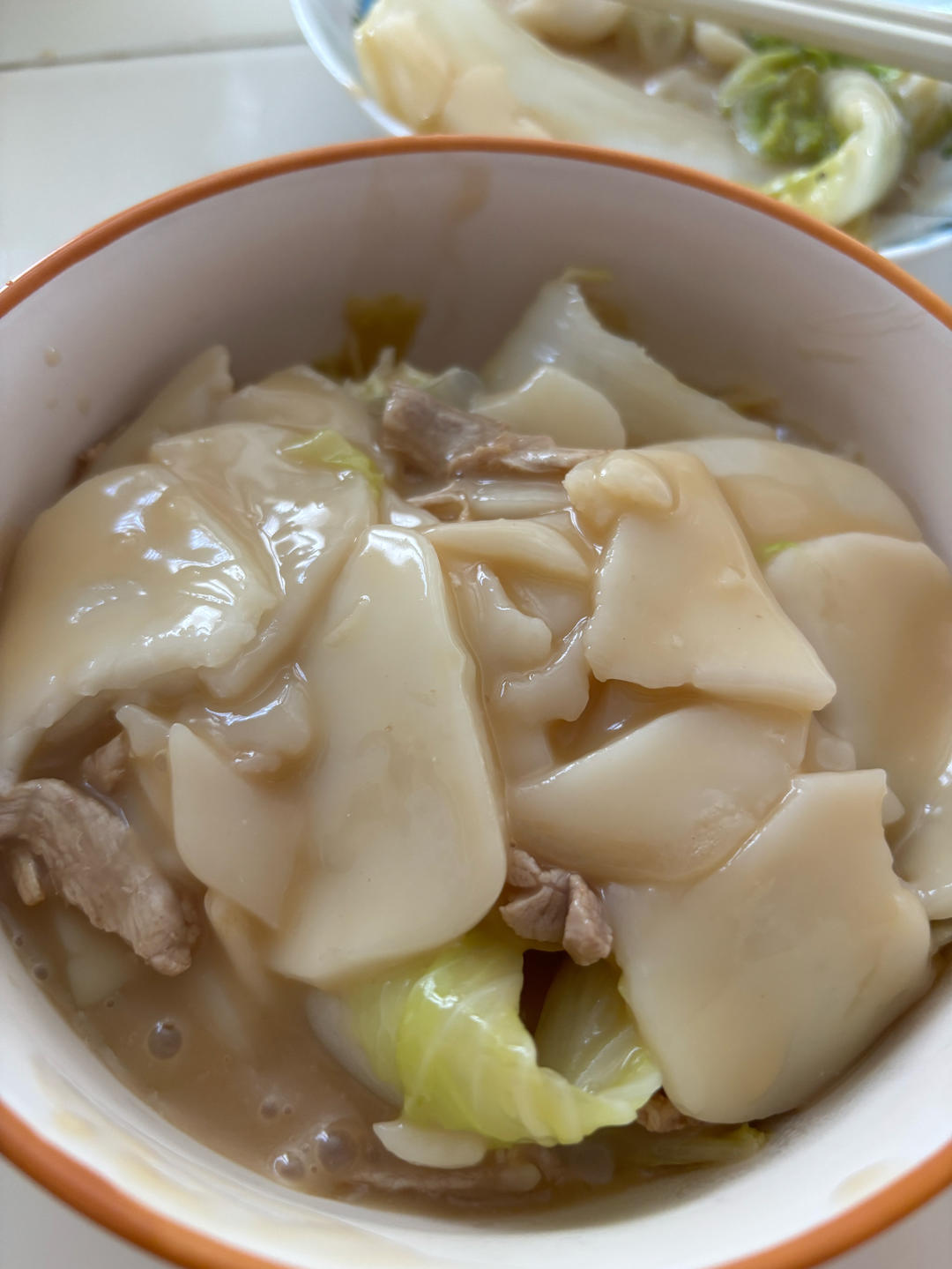 肉丝白菜炒年糕