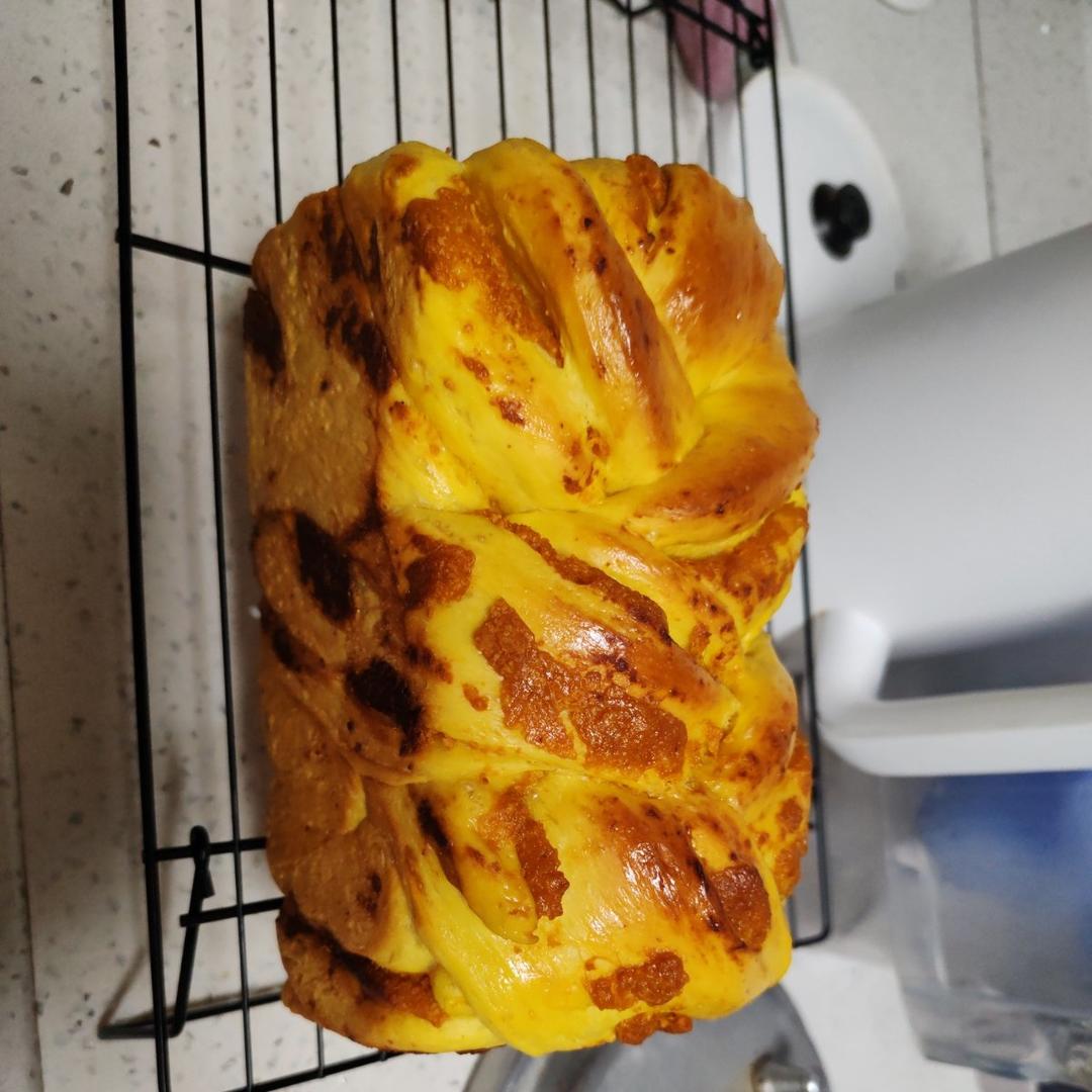 双倍南瓜🎃夹馅吐司，超软超浓郁！（波兰种）