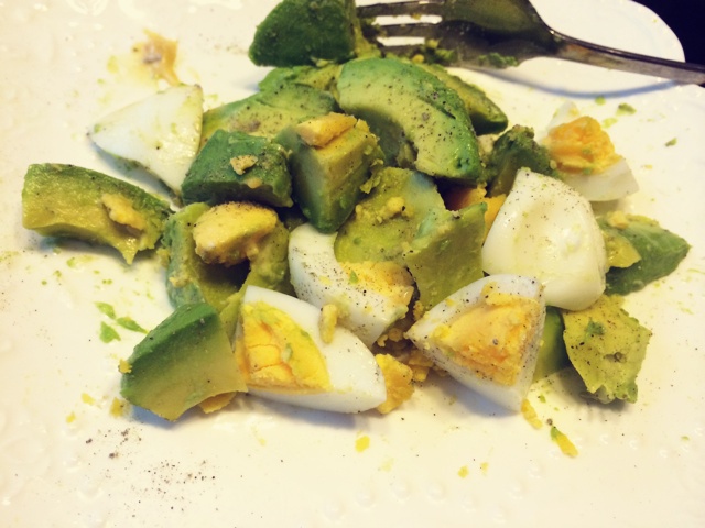 早餐之牛油果鸡蛋沙拉