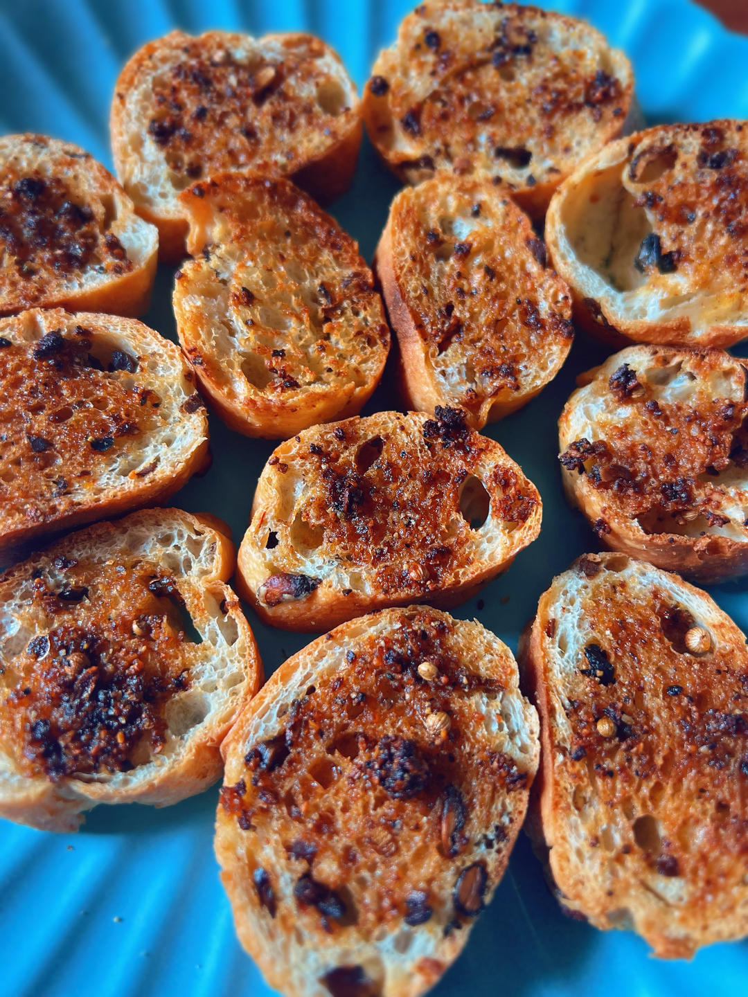 流口水的味好美蒜香吐司条