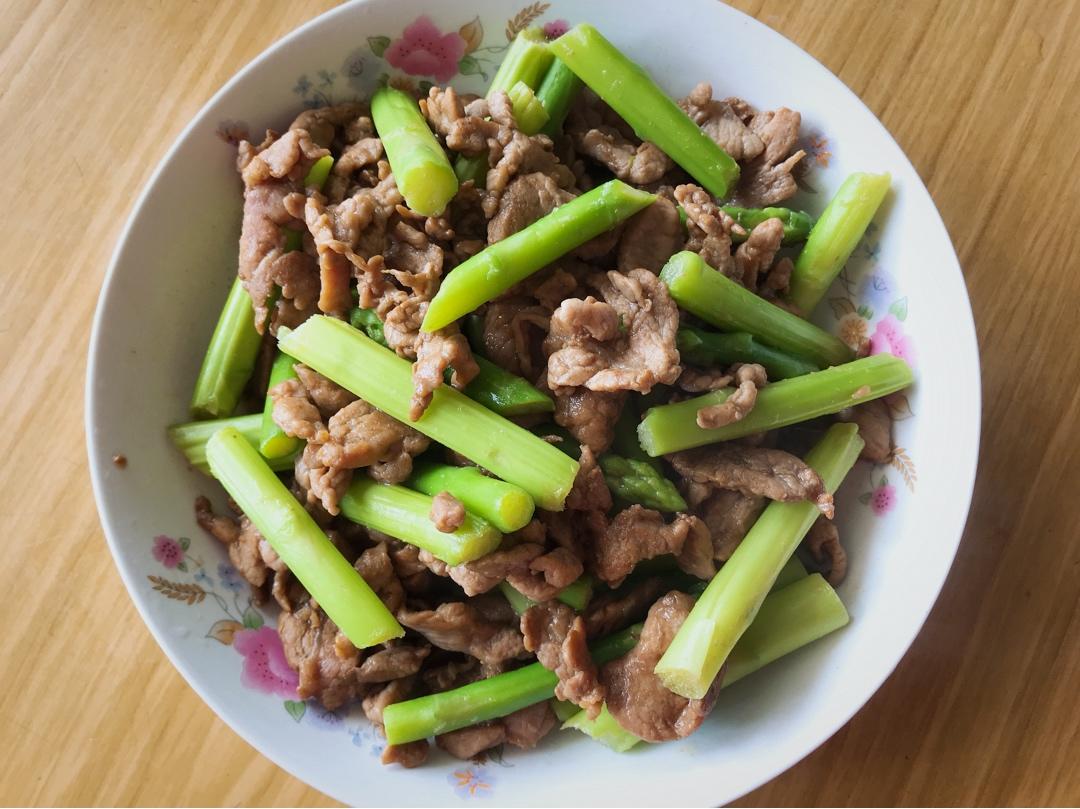 芦笋炒肉