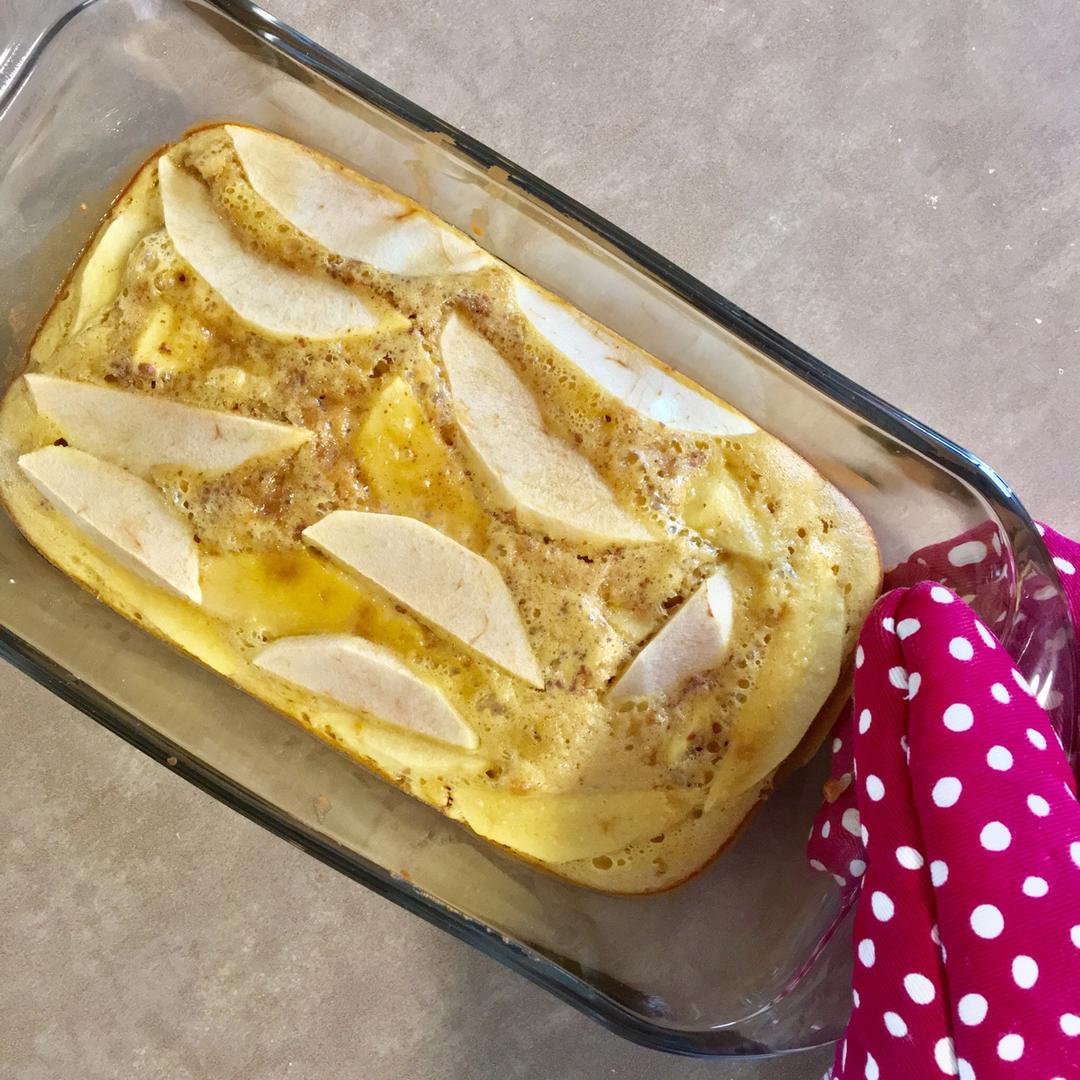 无油红糖苹果蛋糕丨健康·烘焙