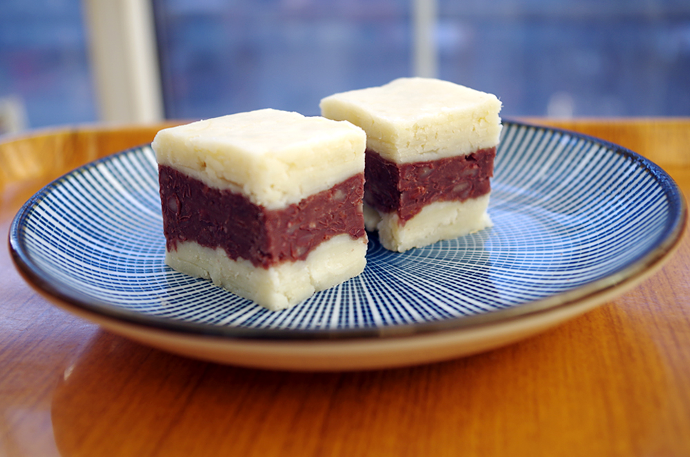 greyink做的红豆山药糕