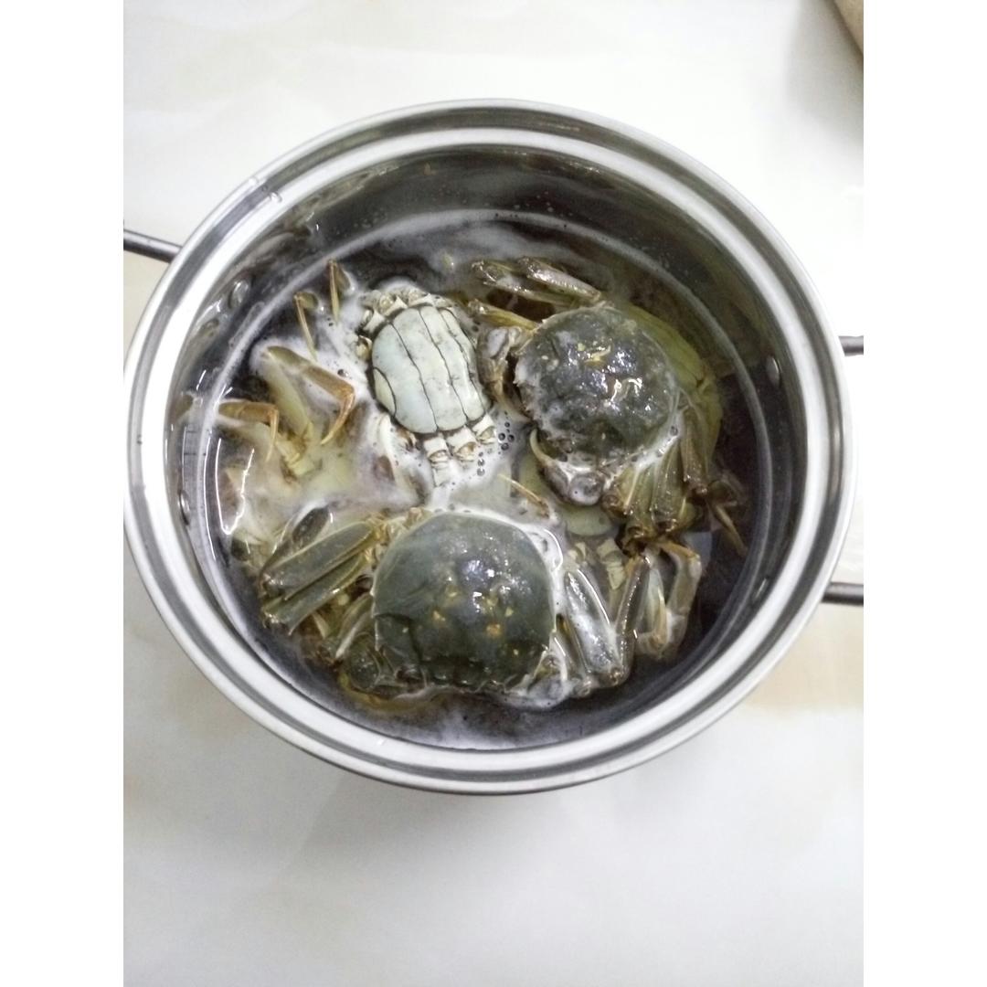 啤酒蒸蟹