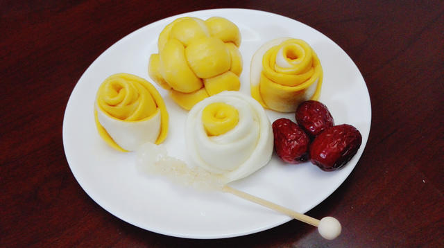 黄玫瑰馒头