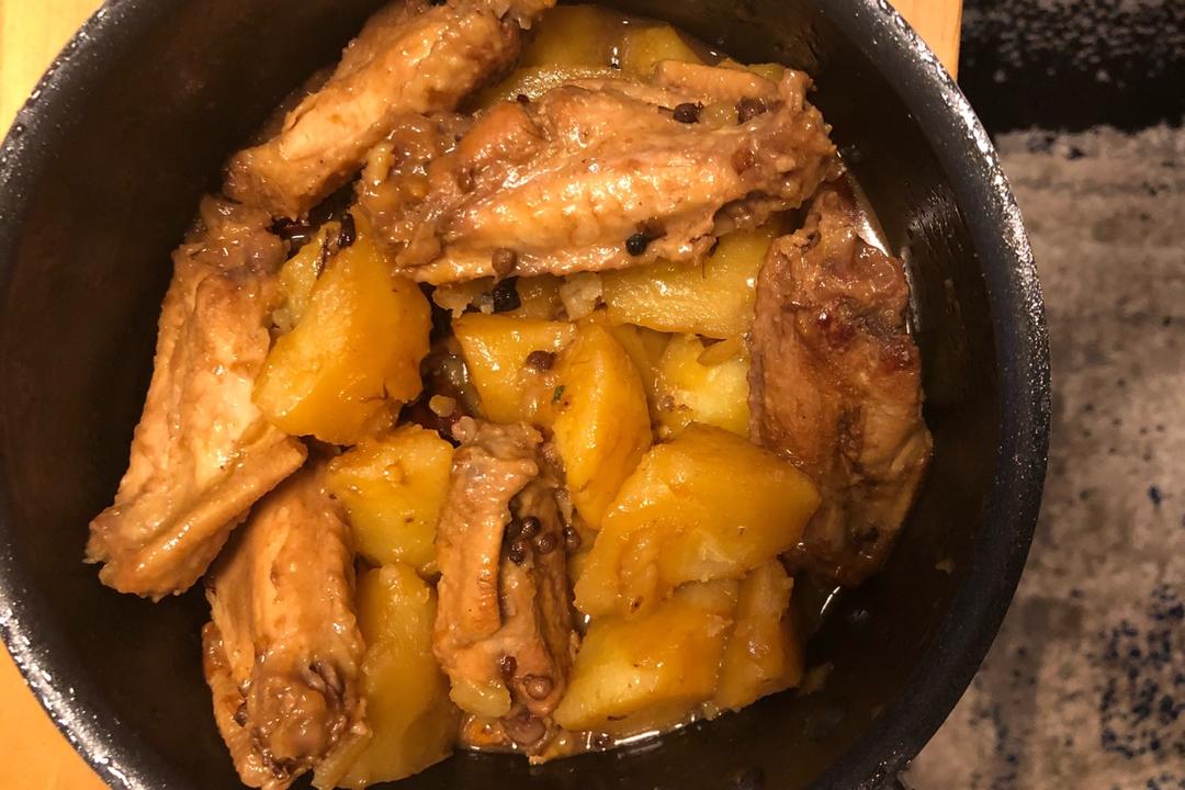 土豆炖鸡翅（快手零失败）