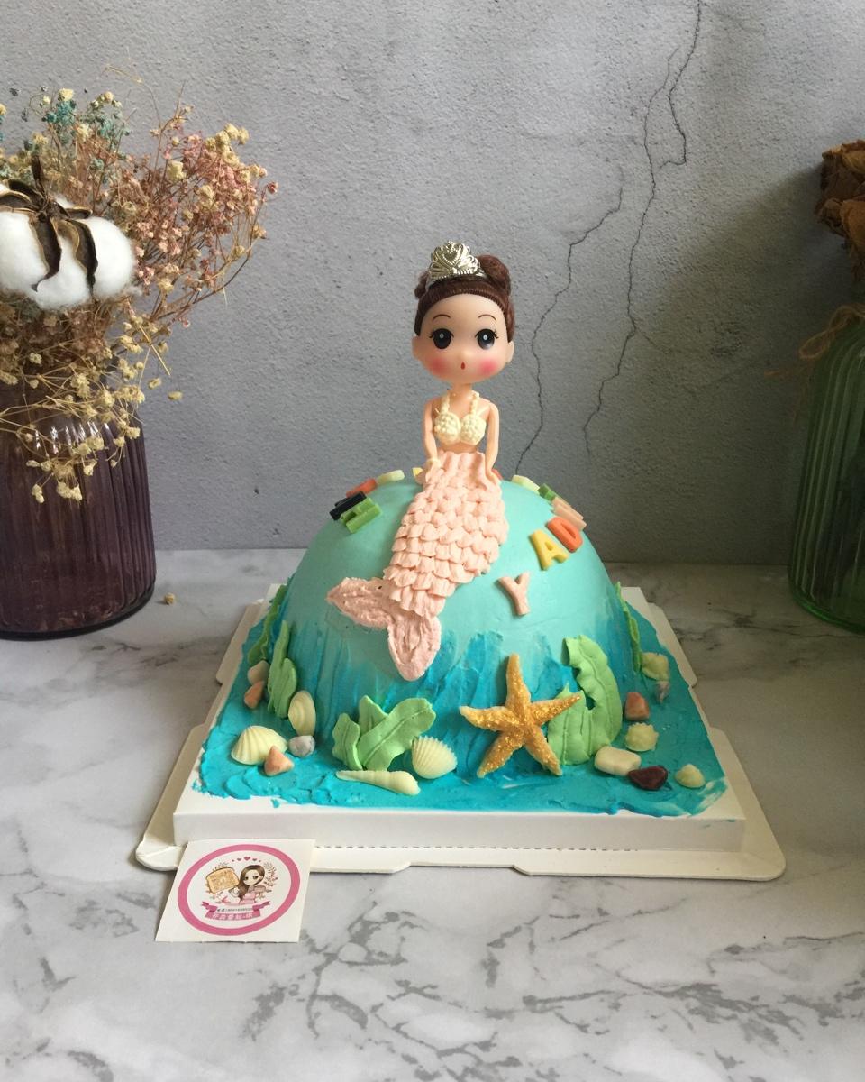 （芭比）美人鱼蛋糕