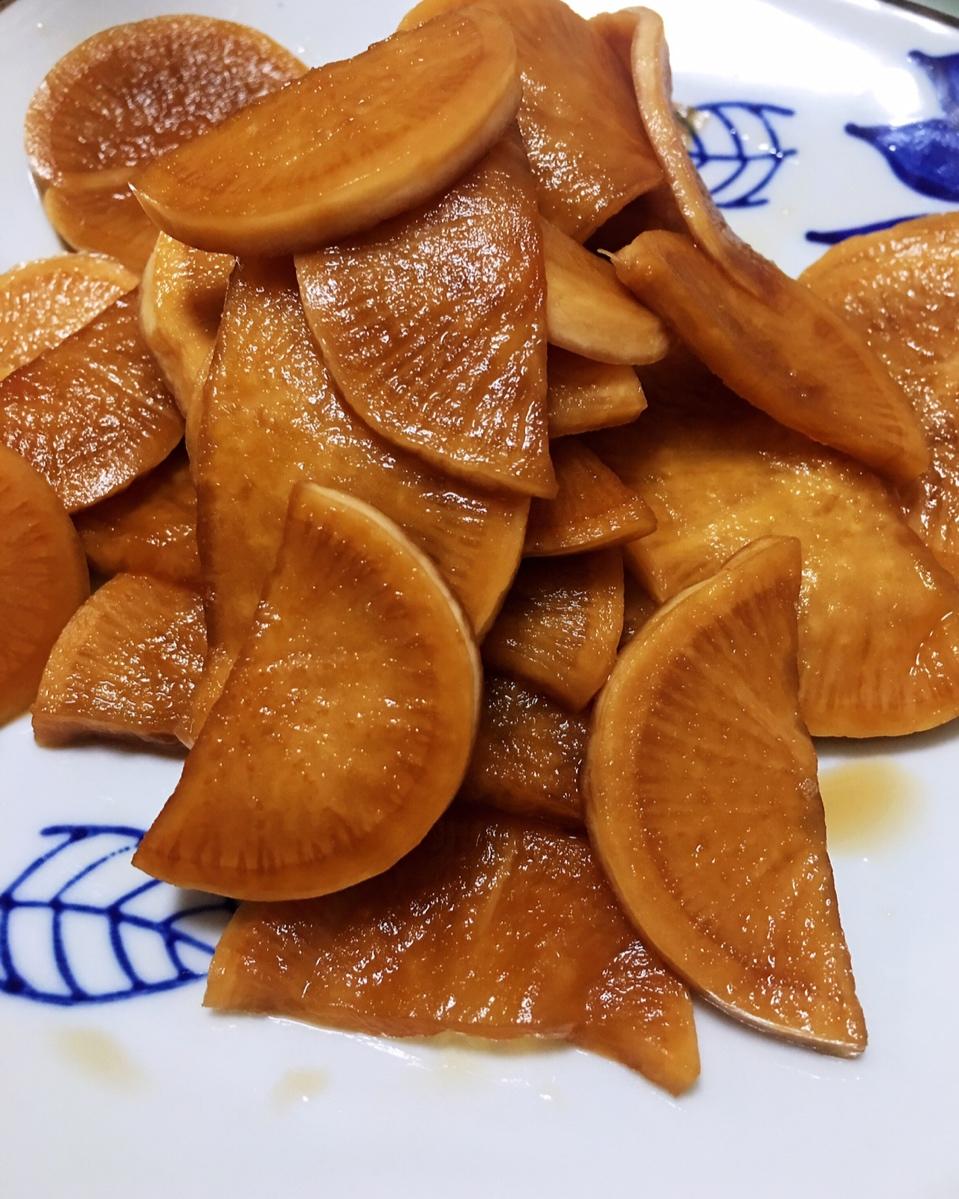 灶片间做的酱萝卜