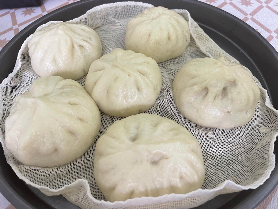 家庭版猪肉大葱包子（喷香多汁）