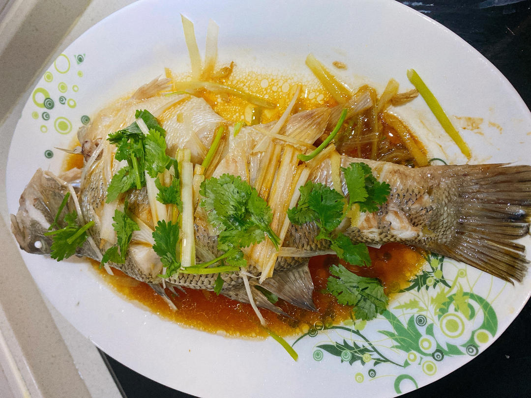 超入味清蒸鱼～清蒸鲈鱼桂花鱼（家常独创）