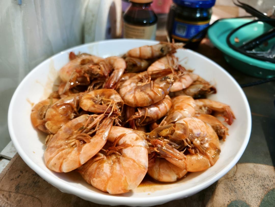家庭版油焖大虾