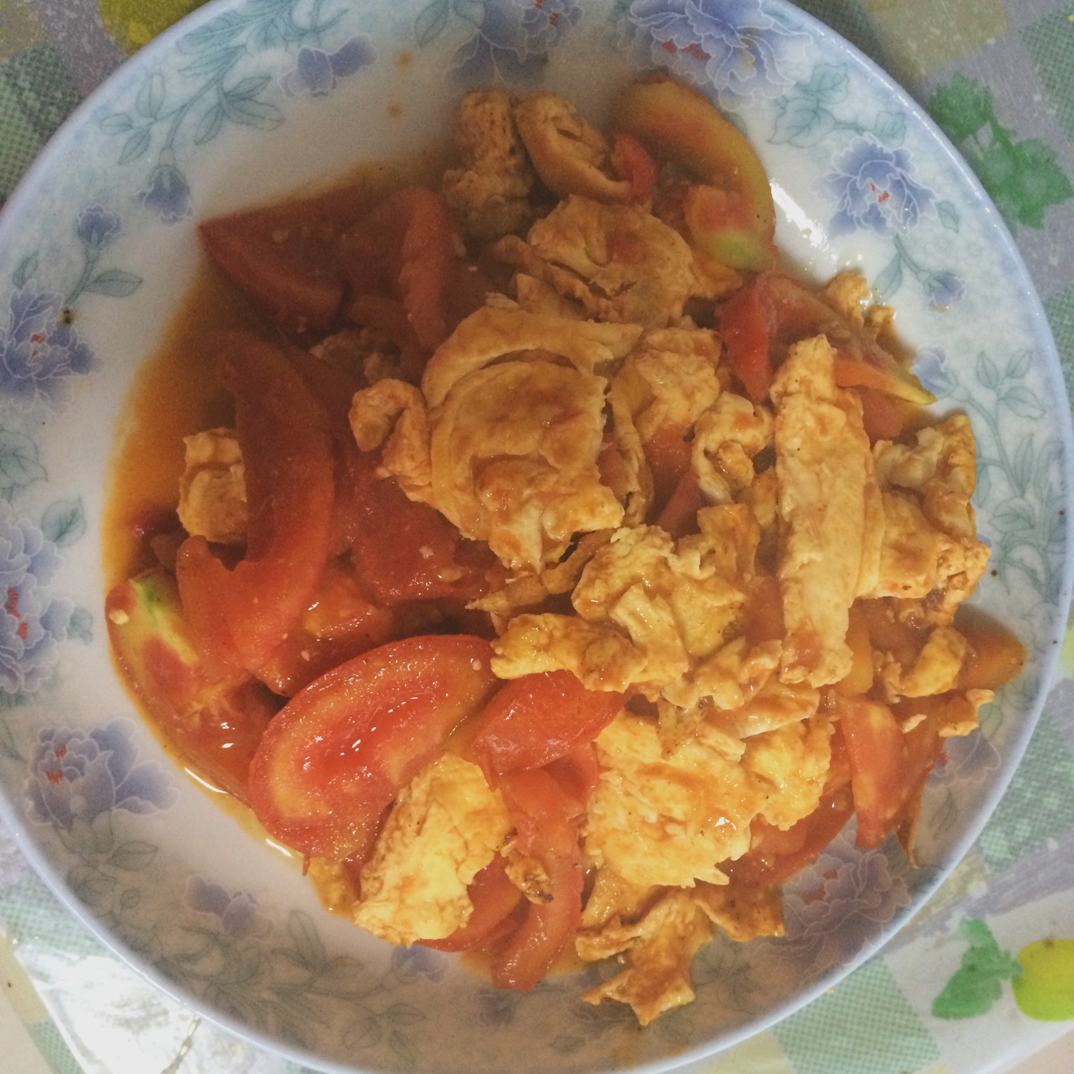 西红柿炒鸡蛋