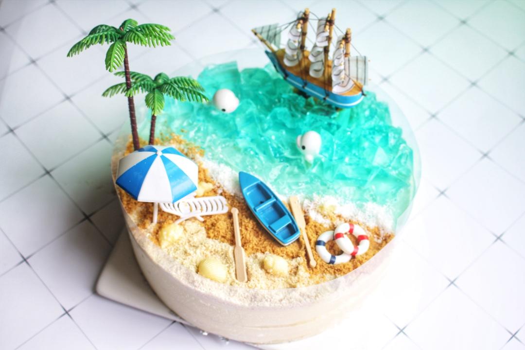 海洋酸奶慕斯蛋糕
