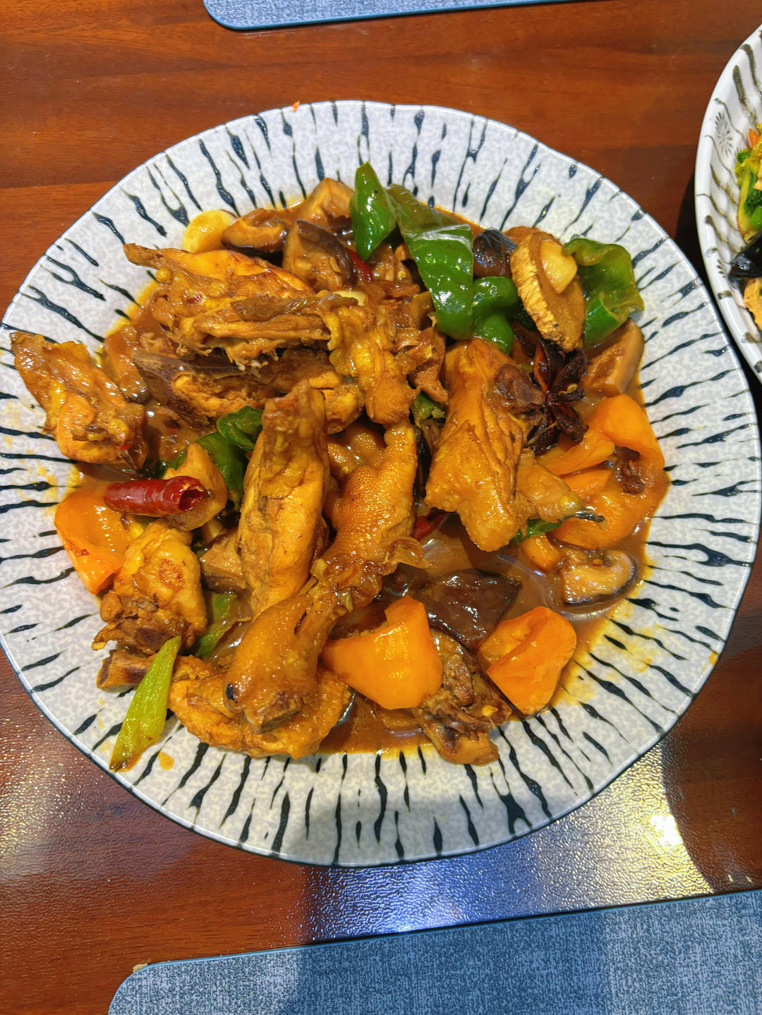 红烧鸡块【香菇彩椒版】