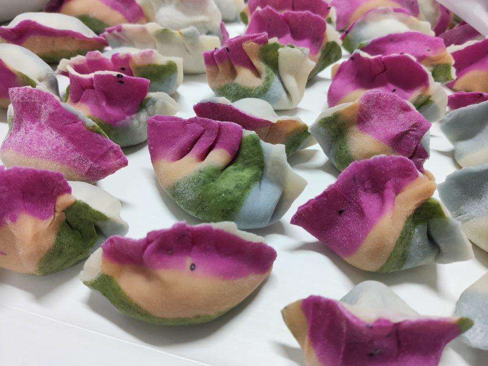 荠菜水饺～彩色、彩虹（高压锅版）
